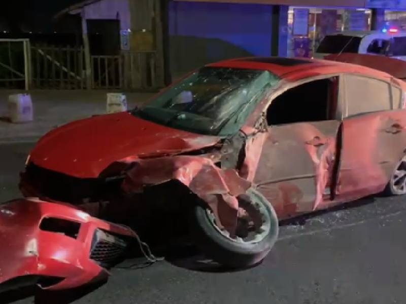 (Videos)Fuerte accidente en el Kilómetro 19 de la zona hotelera de Cancún