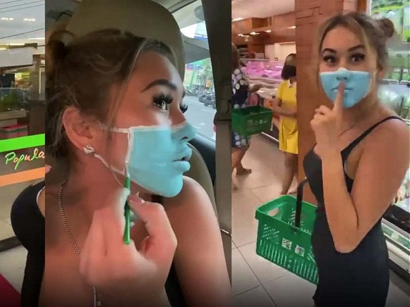 Influencers podrían ser deportados por fingir usar cubrebocas