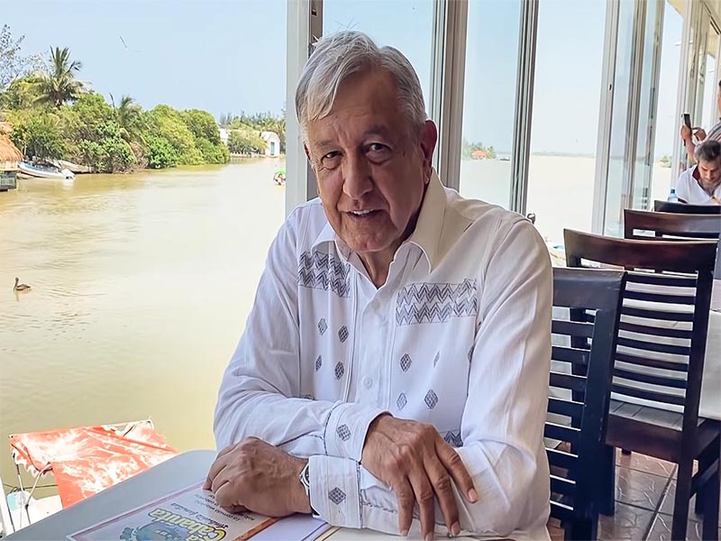 Concluye AMLO supervisión de caminos en Veracruz y la huasteca