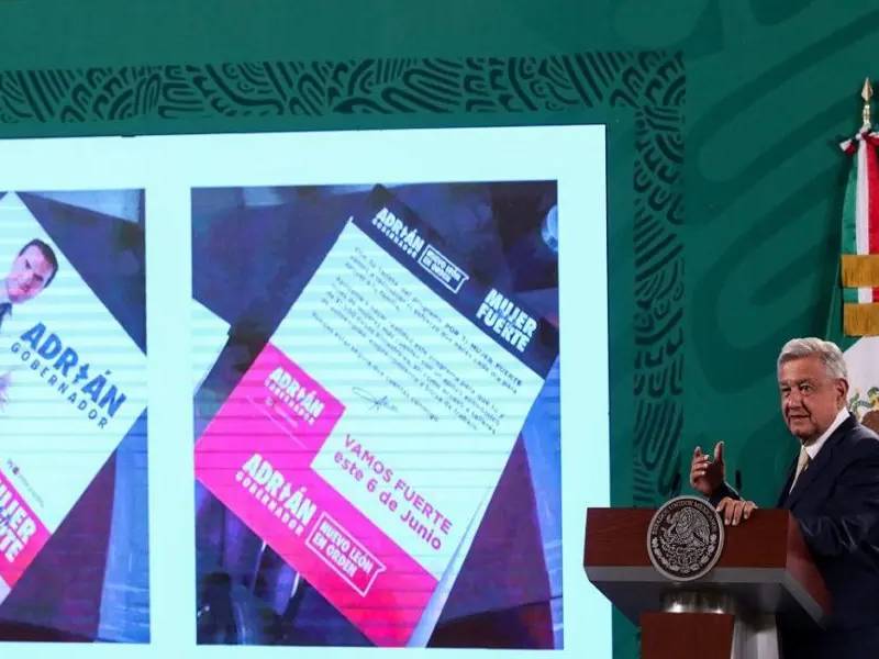 AMLO apoya investigaciones de la FGR a Samuel García y Adrián de la Garza