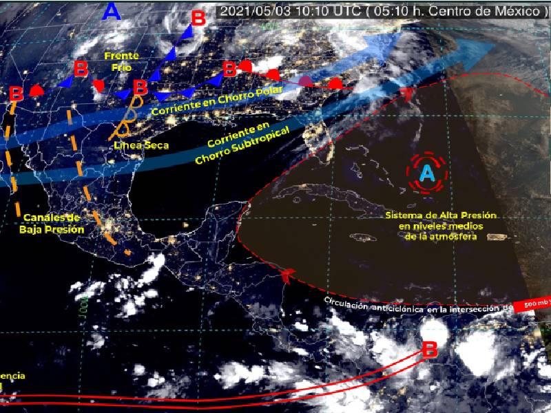 Clima de hoy 03 de mayo en Quintana Roo