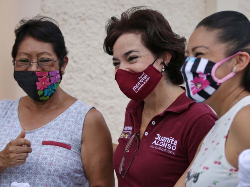 Convoca Juanita Alonso a construir la alternancia en Cozumel