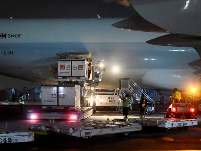 Covid19 Llega 1 millón de dosis de Sinovac a México