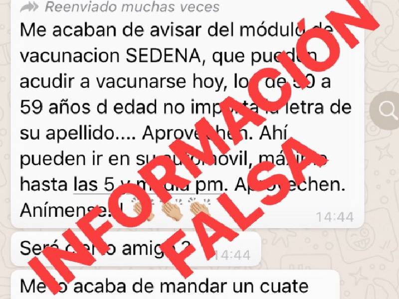 Desmiente Salud Tabasco aplicación de vacunas Covid-19 a jóvenes