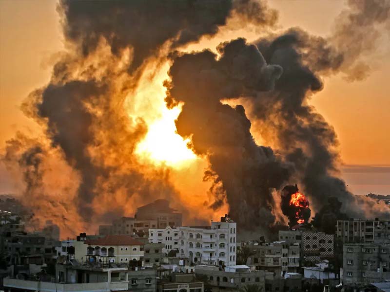FUEGO CRUZADO EN ISRAEL PONE EN RIESGO A CIVILES
