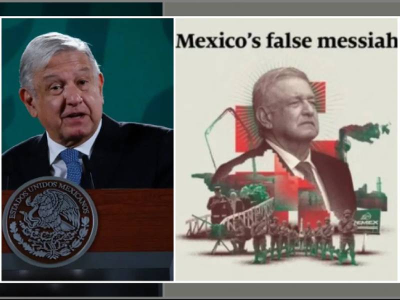 ÔÇ£Majadera, grosera y mentirosaÔÇØ AMLO ante portada de la revista The Economist