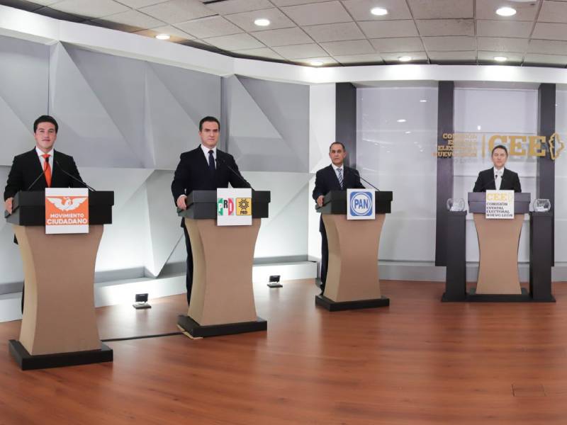 Tunden a Samuel García en debate de candidatos en Nuevo León