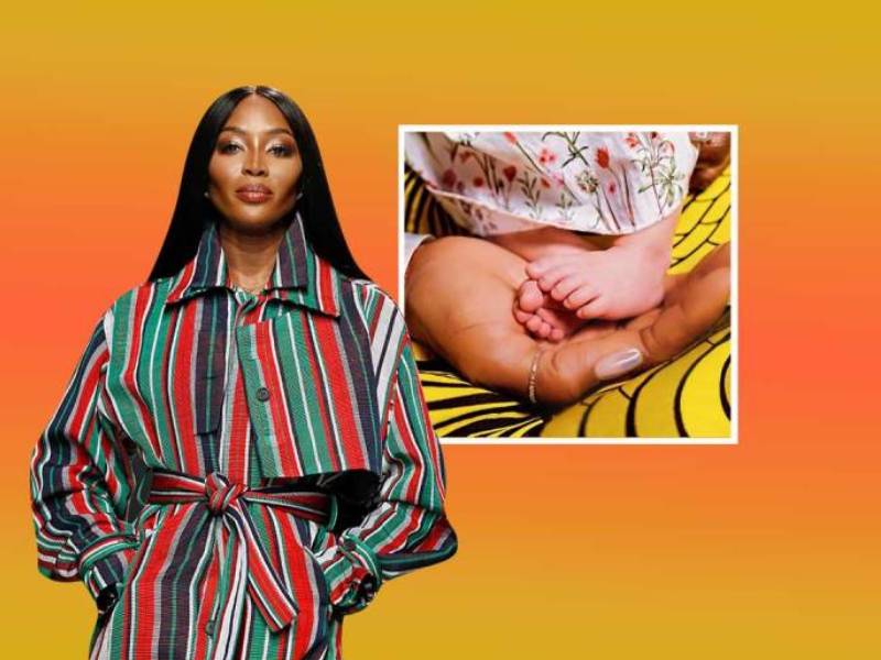 Naomi Campbell a sus 50 años debuta como mamá
