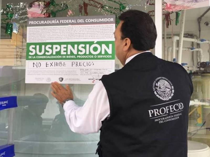 Profeco sanciona 38 negocios por abuso en precios de productos