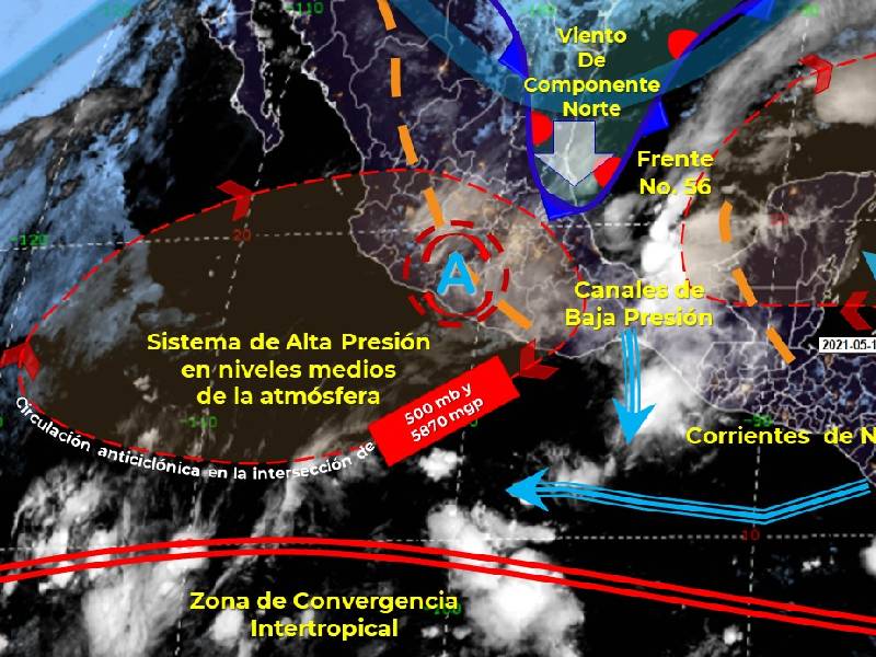 ¿Nos toca un nuevo frente frío?; clima de hoy en Quintana Roo