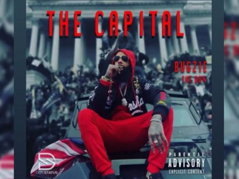 Rapero promociona su disco con fotografía suya en disturbio del capitolio; enfrenta cargos