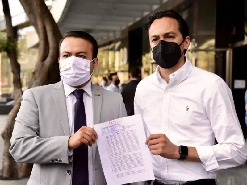 PAN denuncia ante la FGR a Ebrard y Sheinbaum