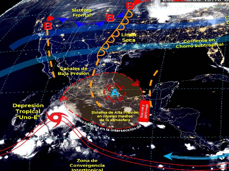 Se prevé domingo con lluvias vespertinas en el estado