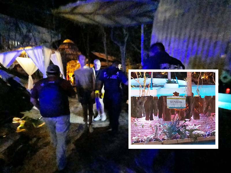 clausuran evento masivo en tulum