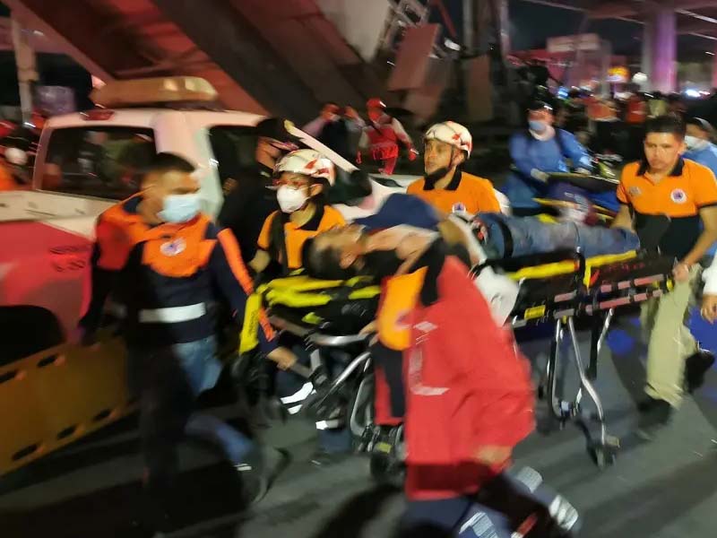 personas lesionadas accidente en la linea 12