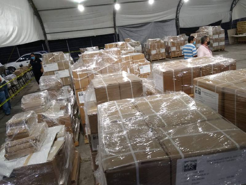 Todo listo, llegan a Tabasco más de 3 millones de boletas