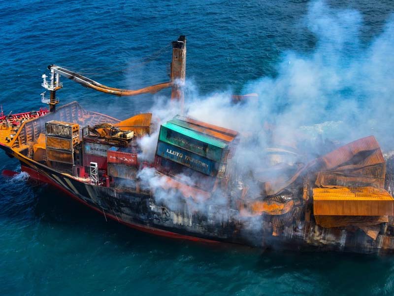 Alertan por posible desastre ambiental en Sri Lanka