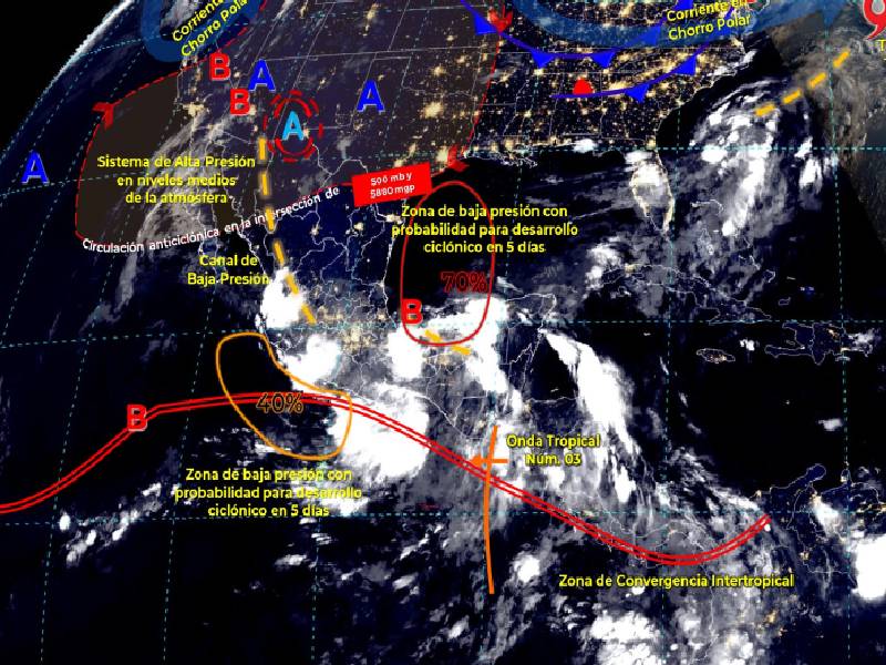 ¡Continúan las lluvias! Clima de este martes en Quintana Roo