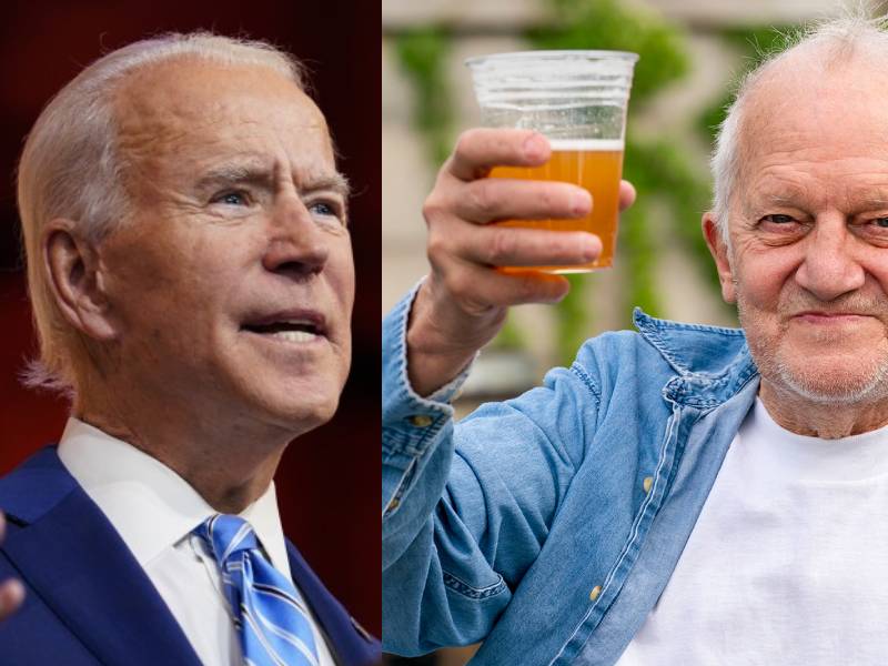 Cerveza gratis a los adultos mayores Biden alienta a la vacunación