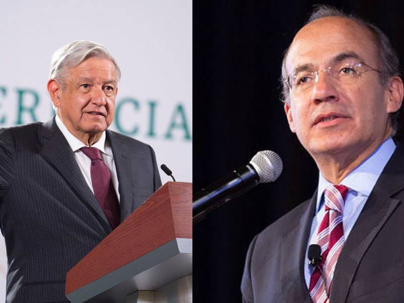ÔÇ£Deseo la recuperación al expresidente Felipe Calderón AMLO