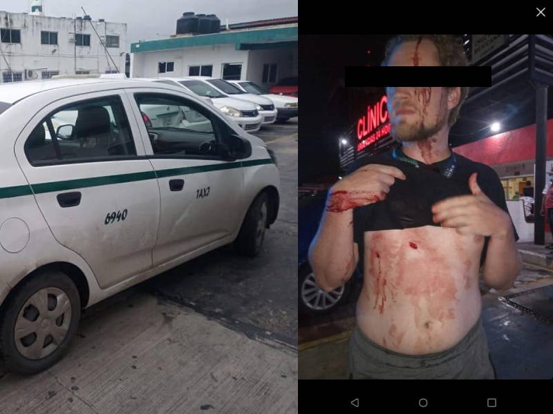 Detienen a Taxista por asaltar a pasajeros; entre ellos un extranjero