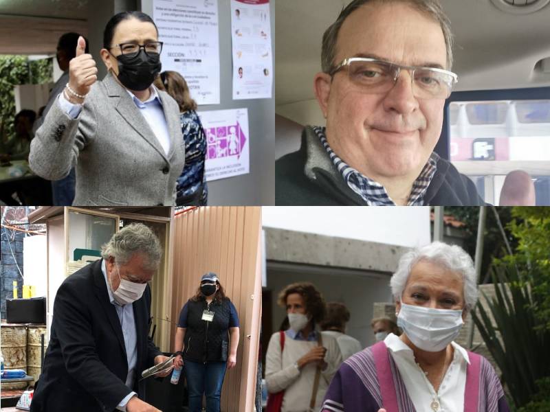 Estos son los funcionarios mexicanos que ya emitieron su voto