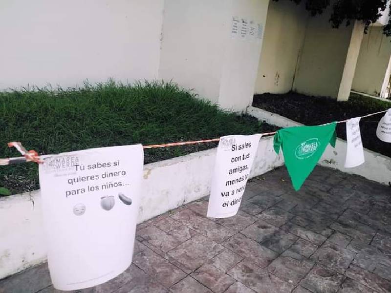 Levantan en Chetumal ÔÇ£tendederoÔÇØ de padres que adeudan pensión alimenticia