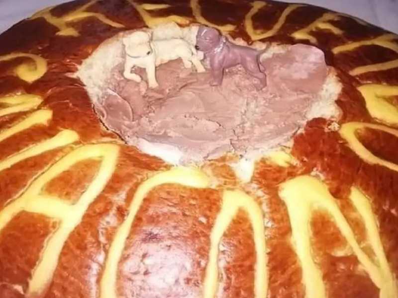 Crean pan del socavón en Puebla y hasta tiene a los perritos rescatados