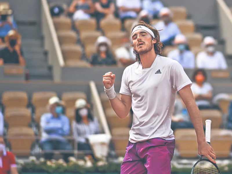 Stefanos Tsitsipas avanzó a cuartos de final de Roland Garros tras vencer a Pablo Carreño