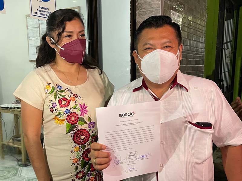 Oficializa Ieqroo triunfo de Marciano Dzul Caamal en Tulum