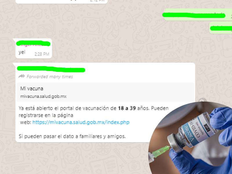 Son Fake News; millennials aún debemos de esperar para ser vacunados