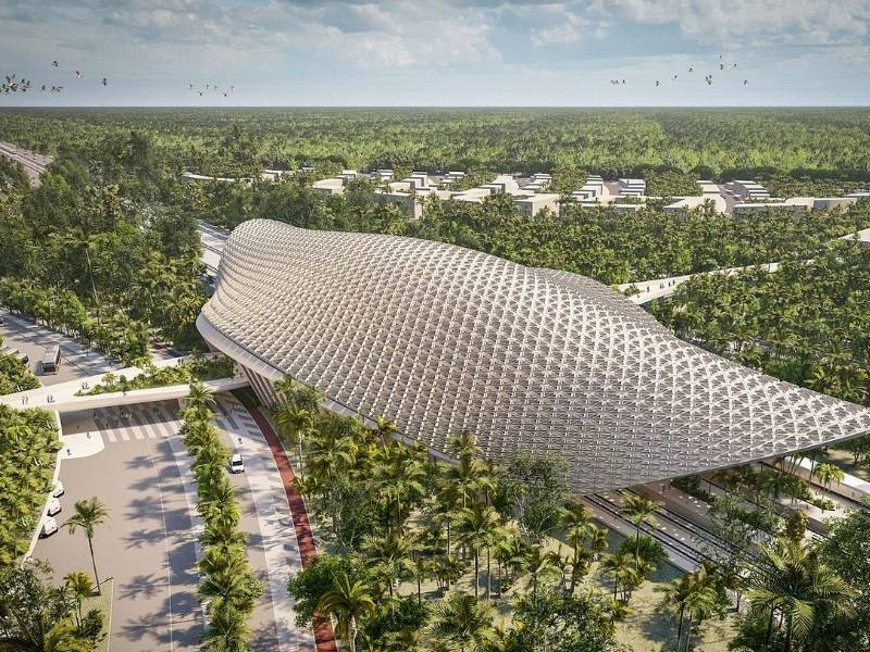 Sustentable, estación de Tren Maya