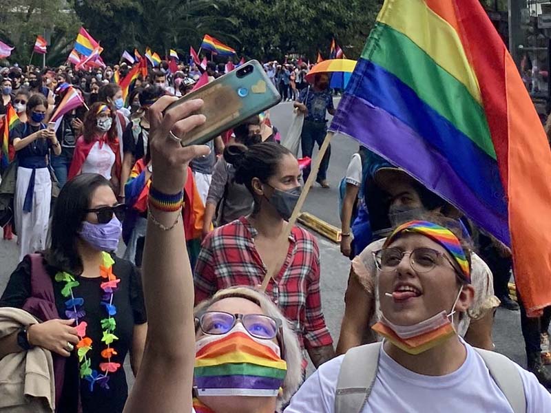 VIDEO- Realiza la primera marcha lencha en CDMX
