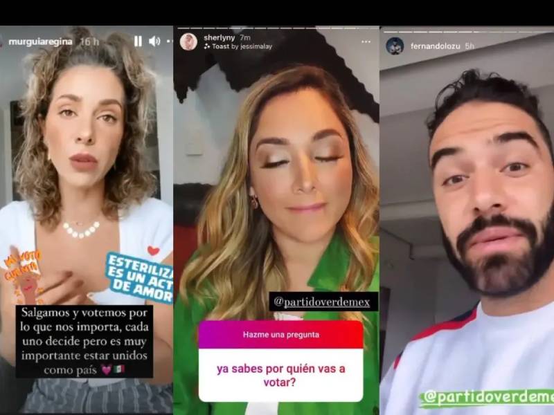 Video. Influencers y famoso piden votar por Partido Verde y retan al INE