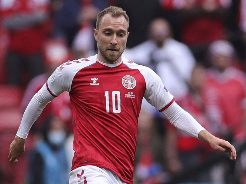 Christian Eriksen se encuentra estable y de buen humor