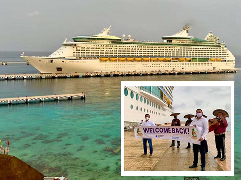 ¡Bienvenidos! Cruceros regresan al Caribe mexicano