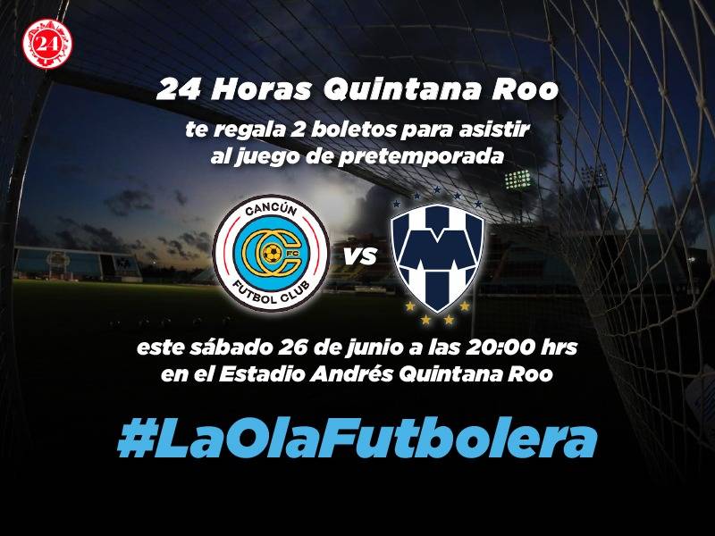 ¡DINáMICA! Choque amistoso entre Cancún FC y Rayados de Monterrey