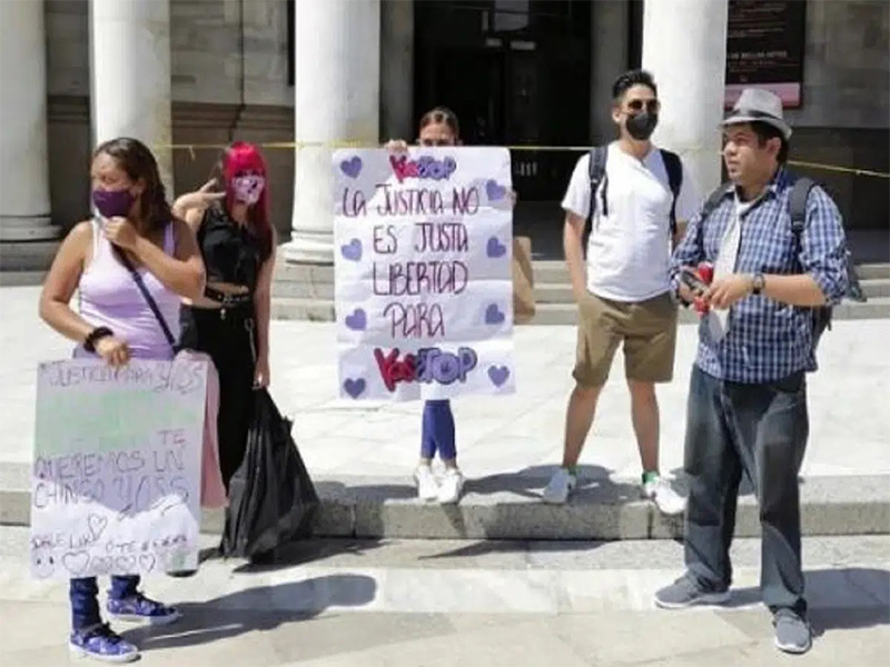 Convocan a una manifestación a favor de YosStopÔÇª van solo 5