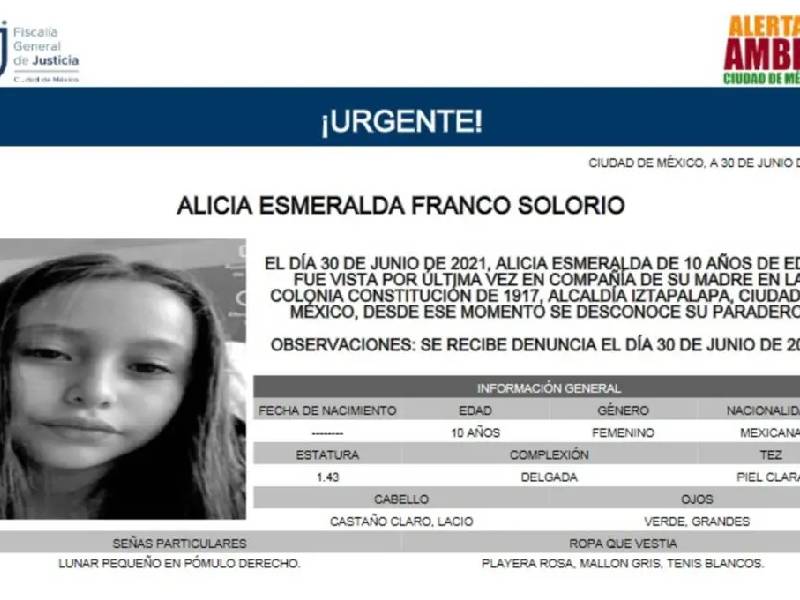 ALERTA AMBER