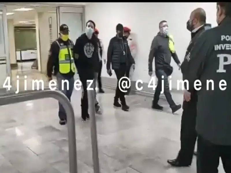 Difunden video de la detención de Axel N, presunto agresor sexual de Ainara
