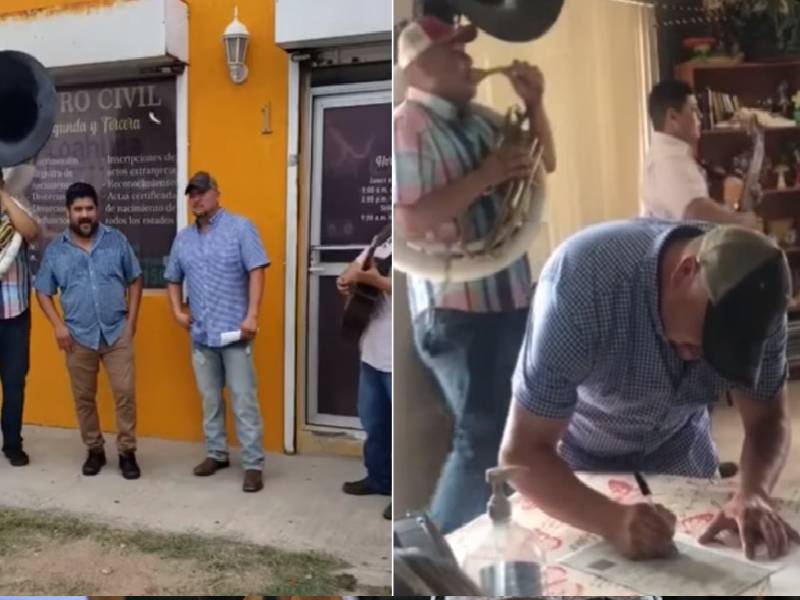 Hombre arma la pachanga para celebrar su divorcio (VIDEO)