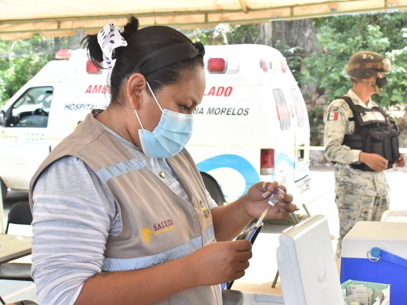 Iniciará aplicación de segundas dosis a mayores de 50 años en José María Morelos