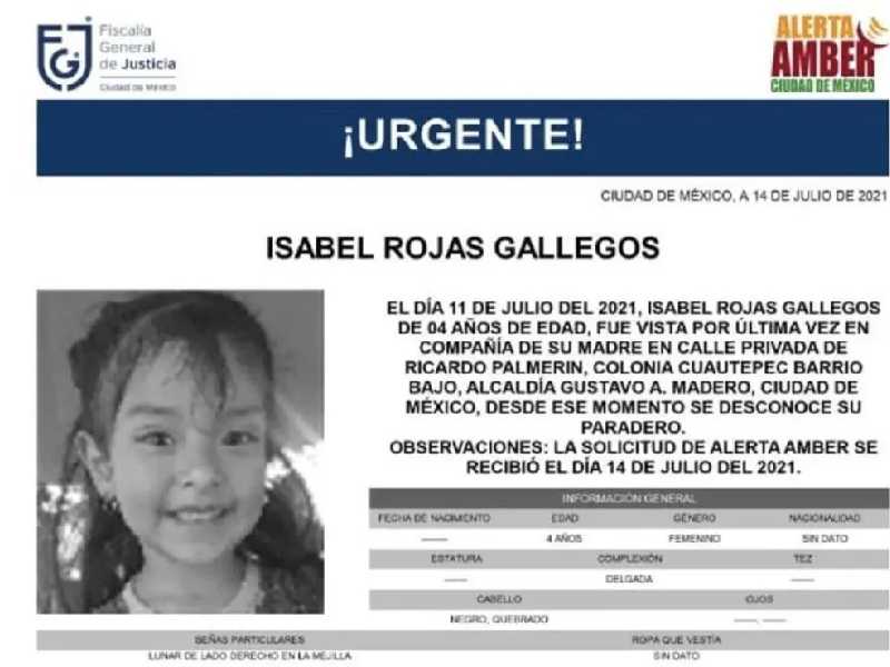 Fiscalía acusará de feminicidio a implicados en la muerte de la niña Isabel