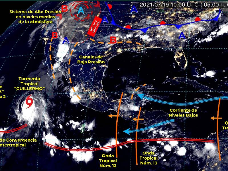Se espera un clima lluvioso en algunas ciudades de Quintana Roo