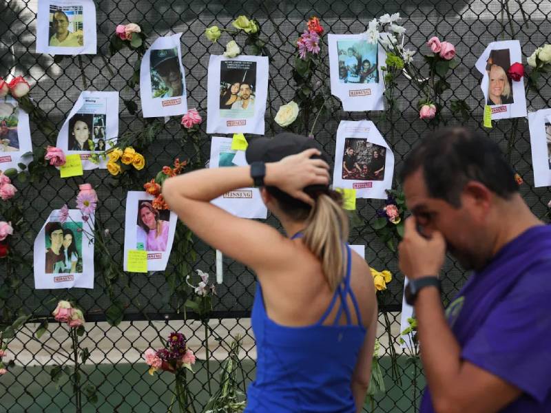 victimas del derrumbe en florida