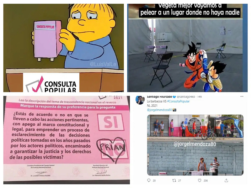 Consulta popular falló, pero los memes no faltaron