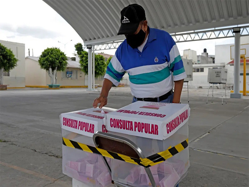 Cada opinión en la consulta popular costó 75 pesos