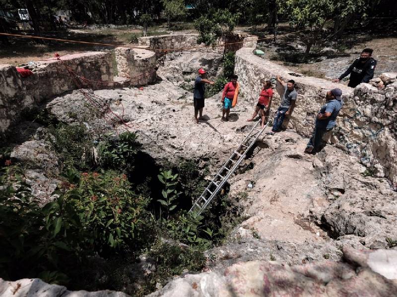 Delimitaran el cenote de la región 225 para evitar tragedias