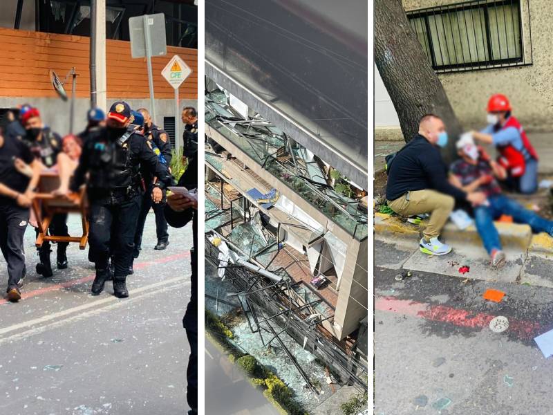 EXPLOSION EN ALCALDIA DE BJ DE CDMX