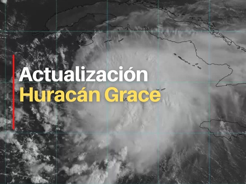 Huracán Grace Anuncian suspensión de actividades